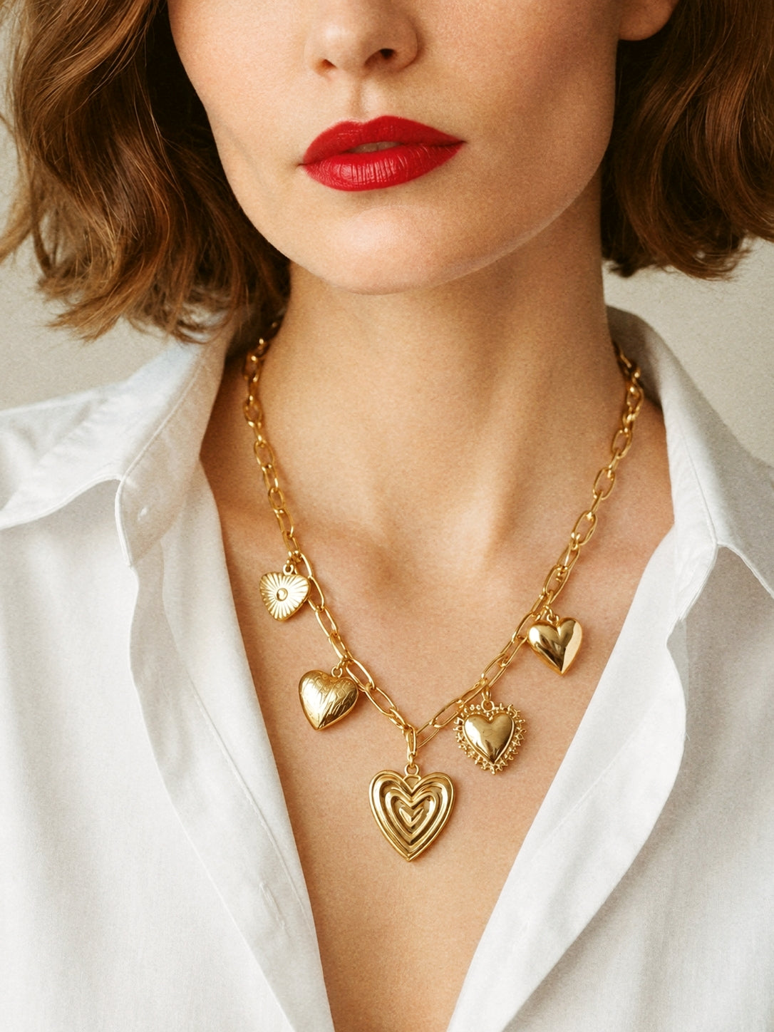 Maja Multiple Heart Necklace