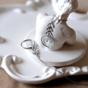 Andrea Atlas Signature Chain Earrings N°44 in Silver