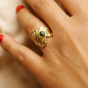 Esme Ginkgo Ring