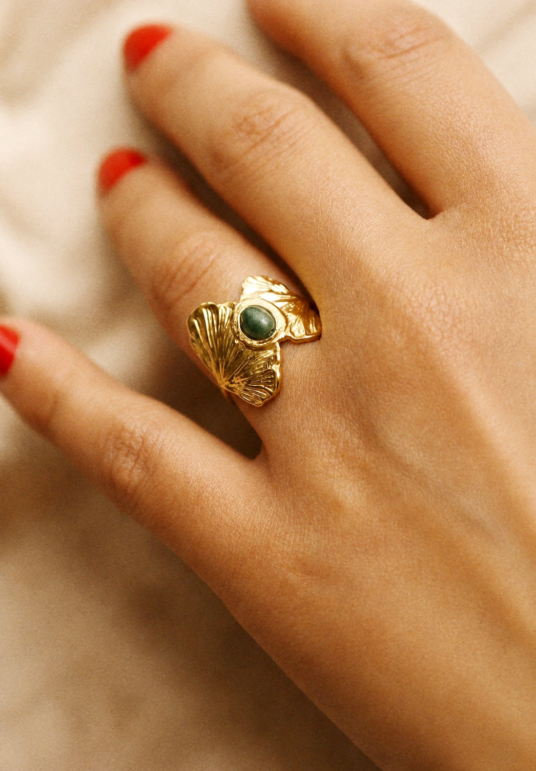 Esme Ginkgo Ring
