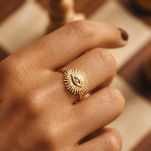 Solis Ring with Rhinestone