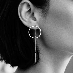 Luna Earrings in Silver
