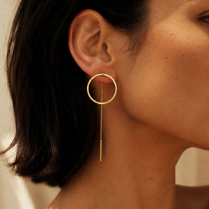 Luna Earrings in Gold