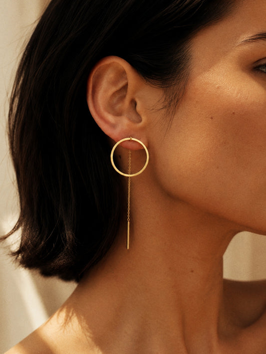 Luna Earrings in Gold
