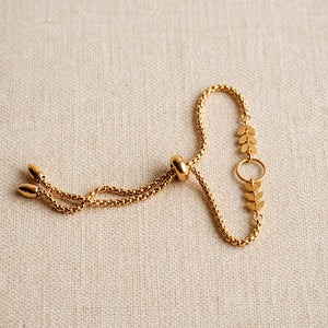 Atlas Adjustable Bracelet With Leaves Mini