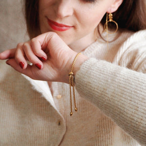 Atlas Adjustable Bracelet With Leaves Mini