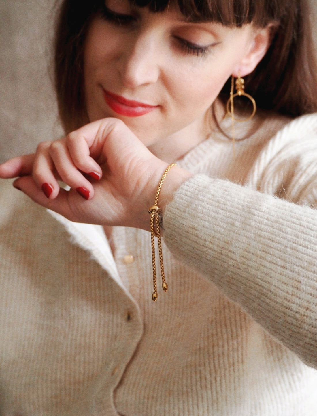 Atlas Adjustable Bracelet With Leaves Mini