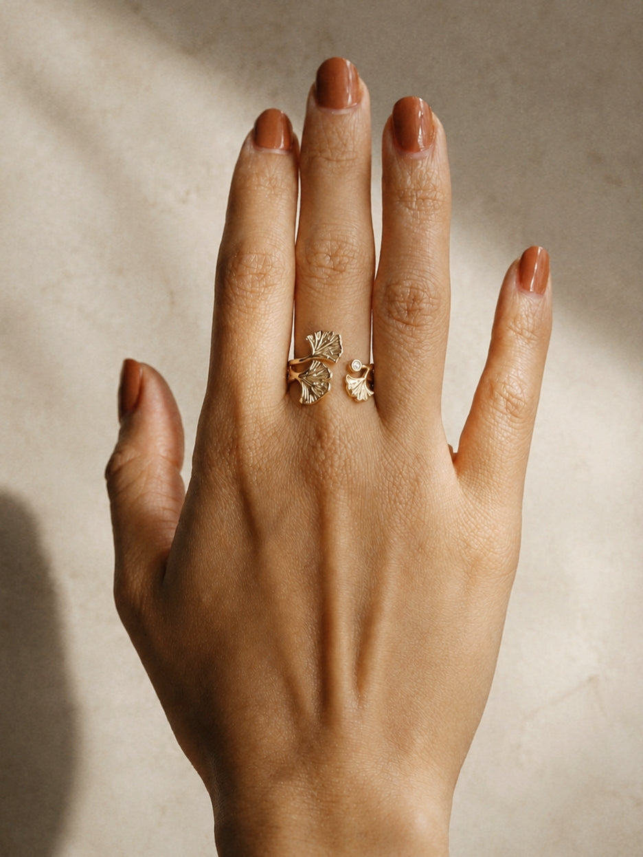 Alena Ginkgo Ring