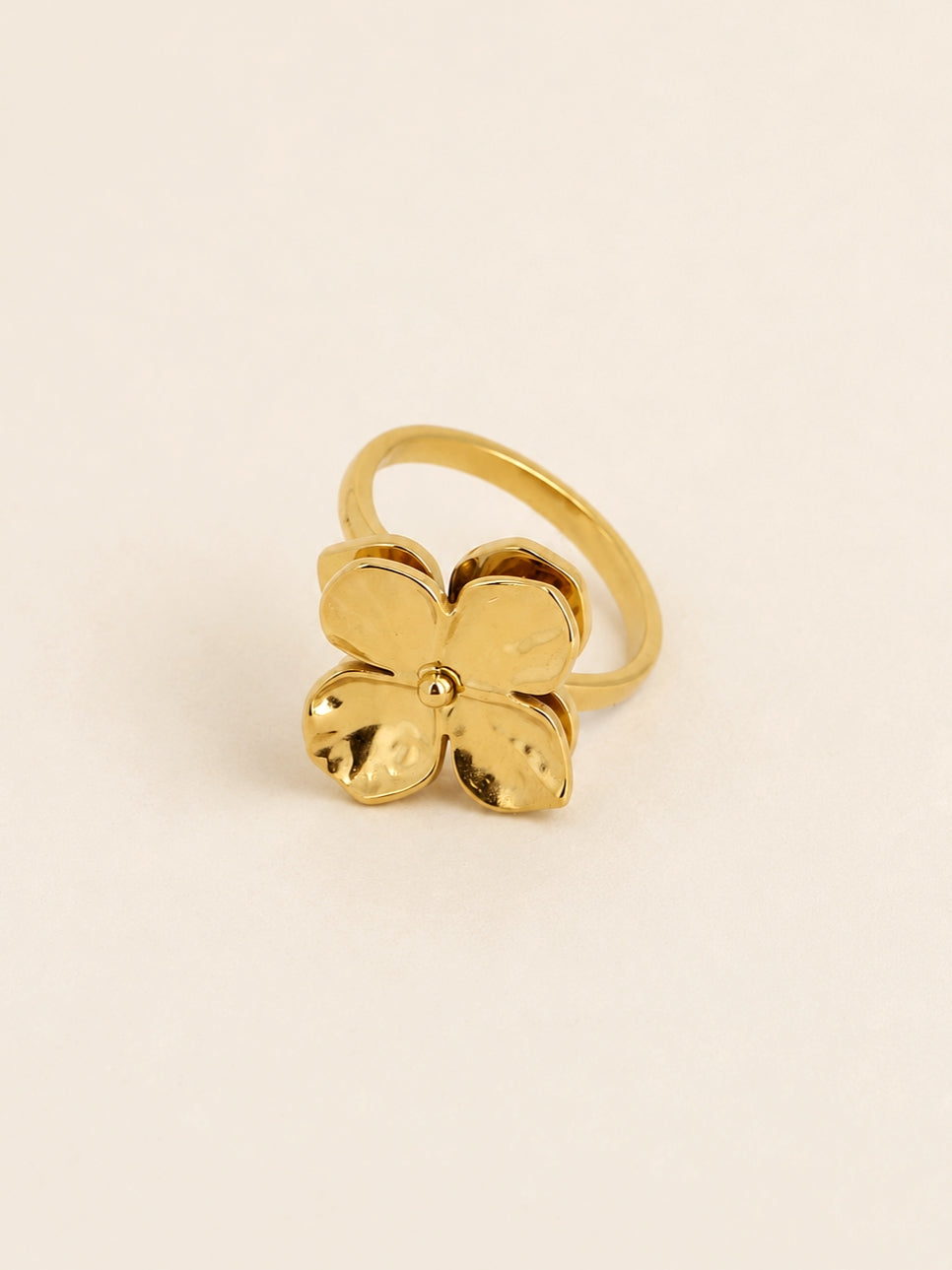 Flower Unique Spinner Ring