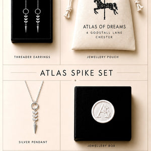 Atlas Spike Set in Silver