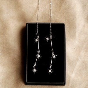 Linea Chain Earrings in Silver / Sparkle Limited Collection