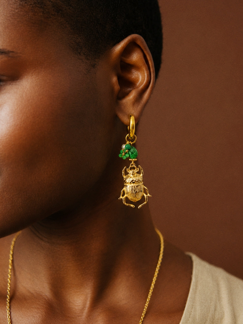 Unique Beetle Earrings