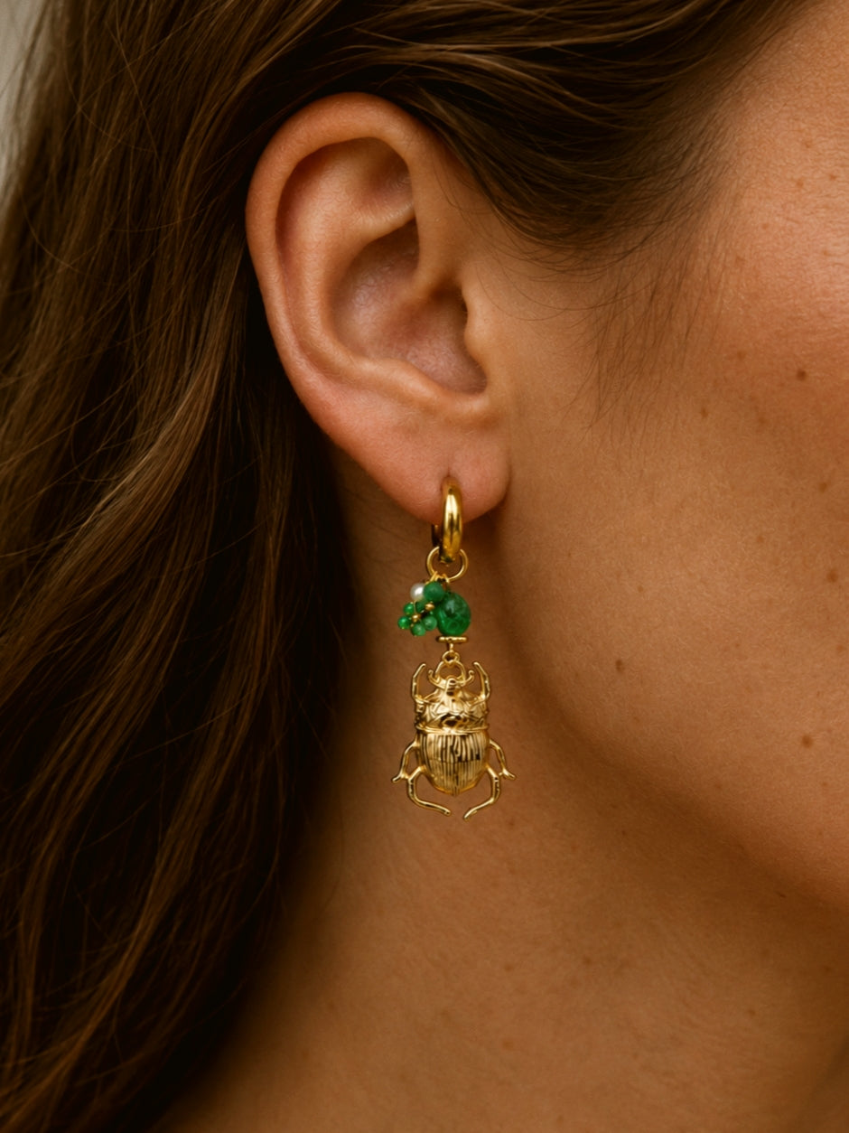 Unique Beetle Earrings