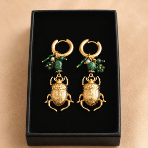 Unique Beetle Earrings