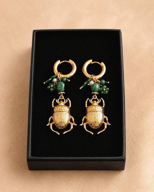 Unique Beetle Earrings