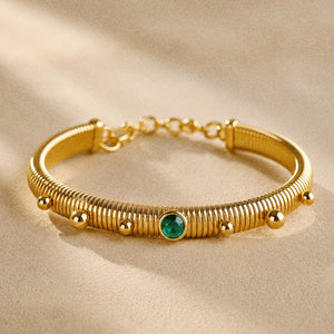 Unique Aldona Bracelet in Green