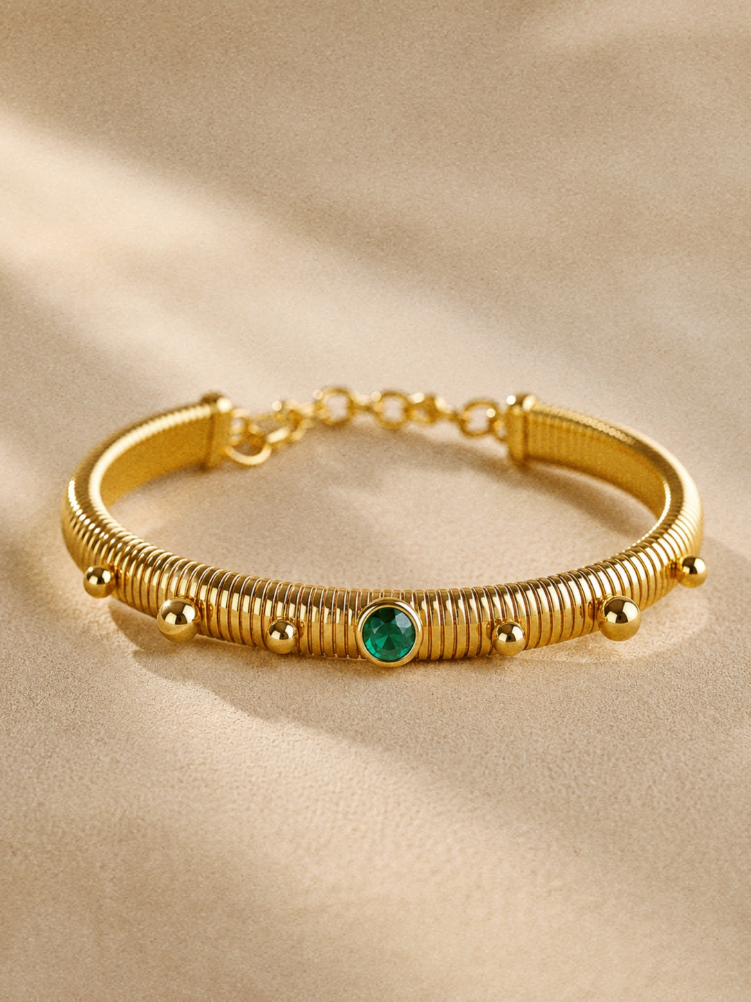 Unique Aldona Bracelet in Green