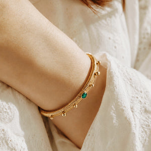 Unique Aldona Bracelet in Green