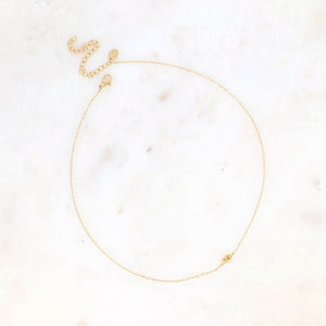 Delicate Knot Necklace in Gold