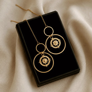 Noctura Chain Earrings in Gold / Sparkle Limited Collection