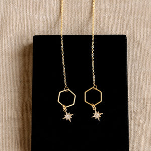 Andrea Atlas Signature Chain Earrings N°21 in Gold