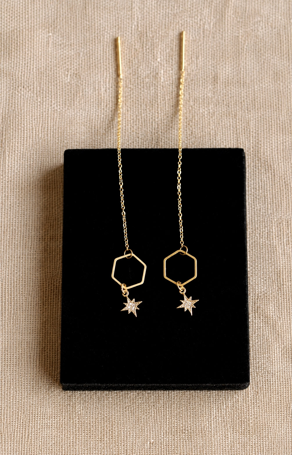 Andrea Atlas Signature Chain Earrings N°21 in Gold