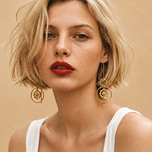 Noctura Chain Earrings in Gold / Sparkle Limited Collection