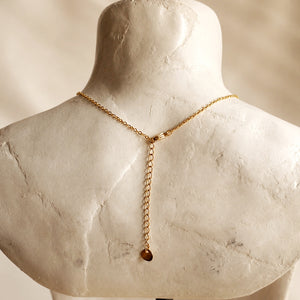 Compass Necklace Gold