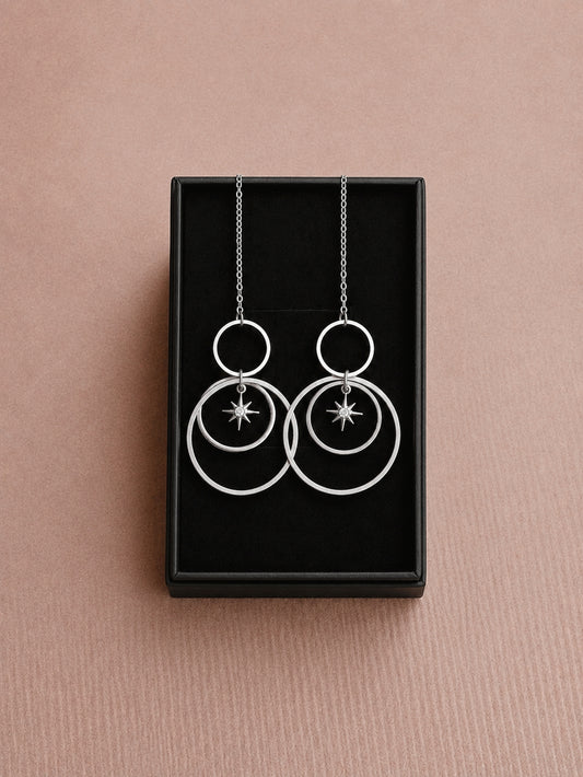 Orbit Earrings N°3 in Silver