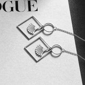 Signature Chain Earrings / Golden Era in Silver
