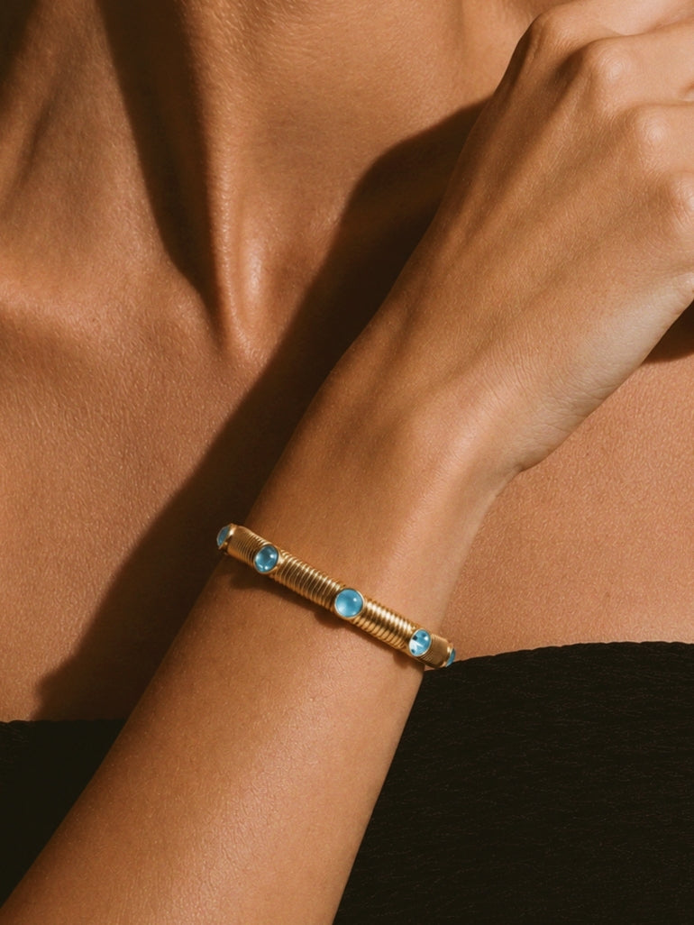 Blue Lagoon Swarovski Bracelet