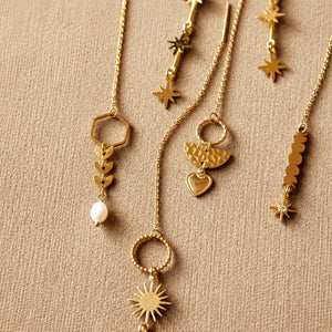 Andrea Atlas Signature Chain Earrings N°42 in Gold
