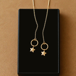 Andrea Atlas Signature Chain Earrings N°54 in Gold