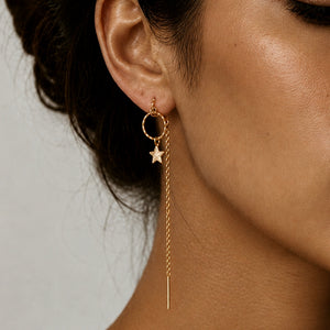 Andrea Atlas Signature Chain Earrings N°54 in Gold