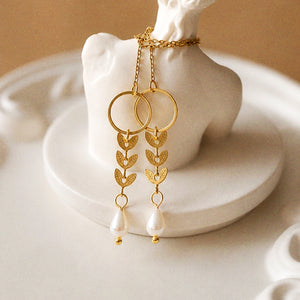 Andrea Atlas Signature Chain Earrings N°3 in Gold