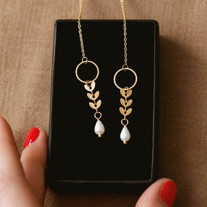 Andrea Atlas Signature Chain Earrings N°3 in Gold