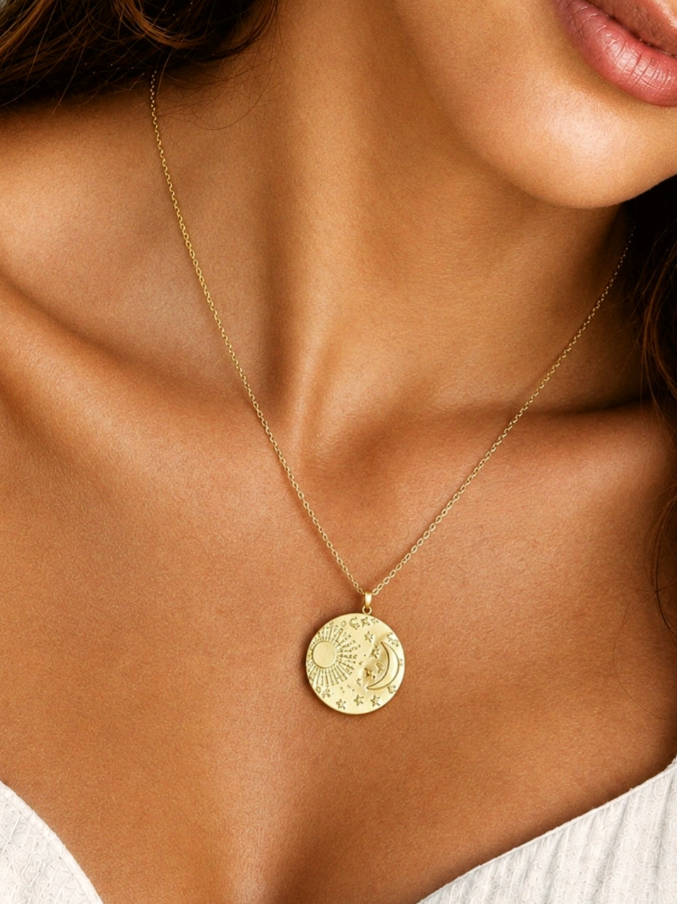 Sparkle Coin Necklace