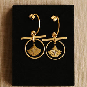 Atlas Golden Era Hoop Earrings