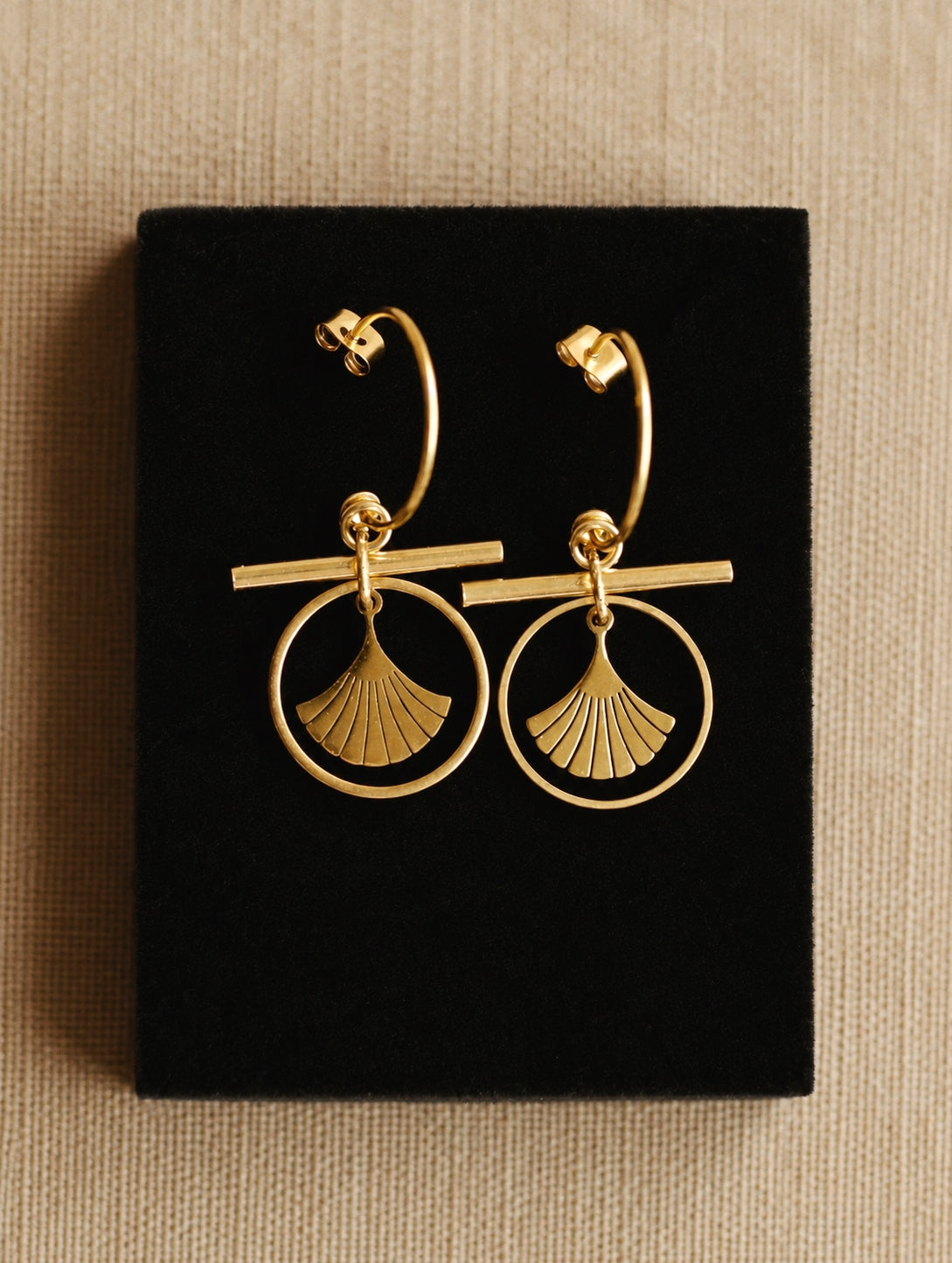 Atlas Golden Era Hoop Earrings