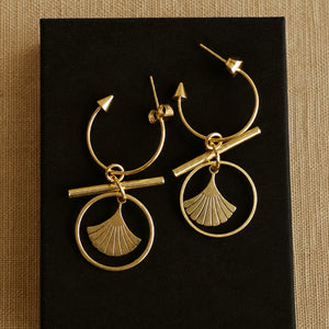 Atlas Golden Era Hoop Earrings