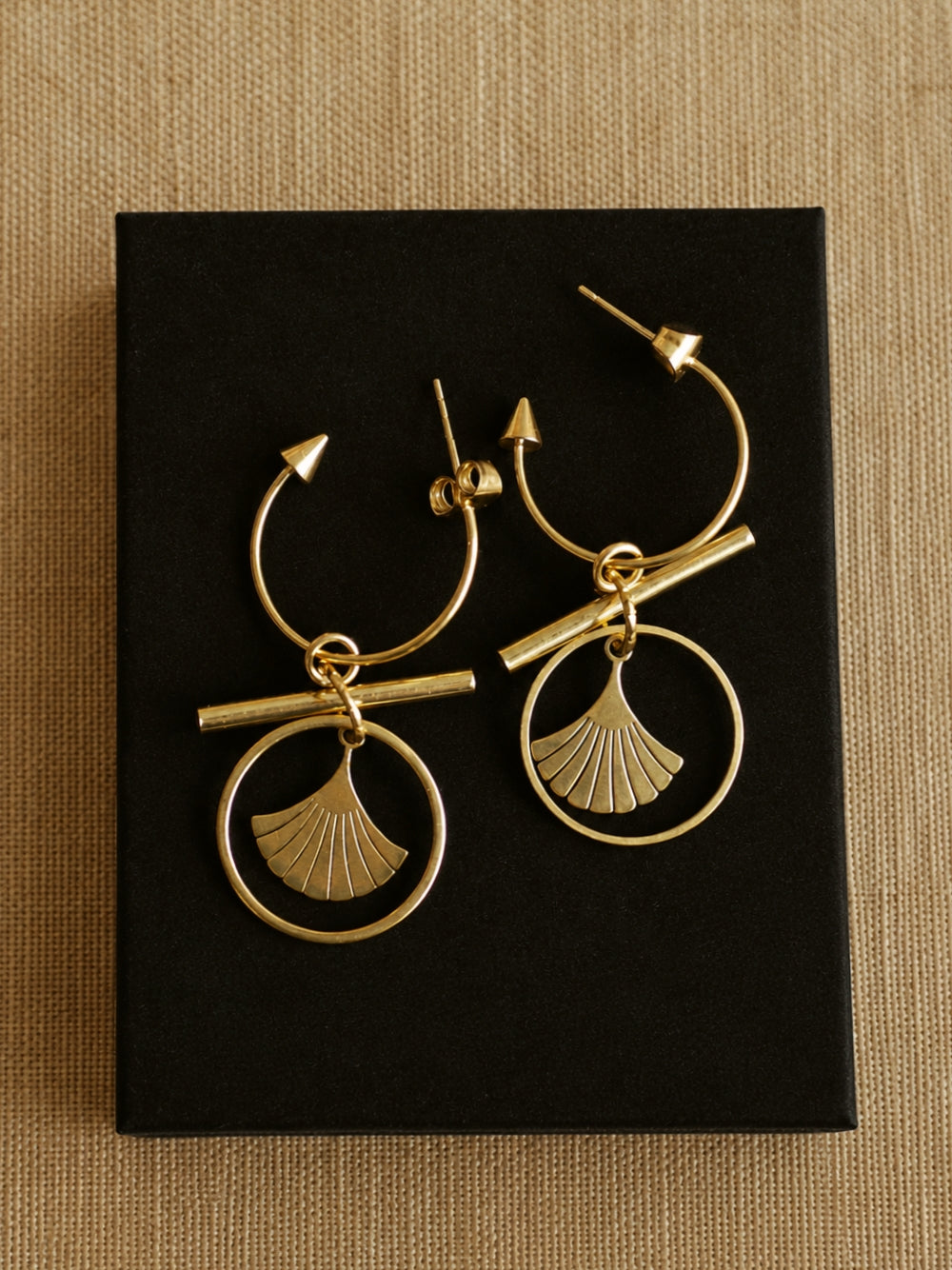 Atlas Golden Era Hoop Earrings
