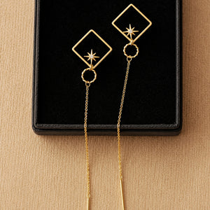 Andrea Atlas Signature Chain Earrings N°61 in Gold
