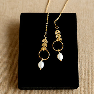 Andrea Atlas Signature Chain Earrings N°2 in Gold