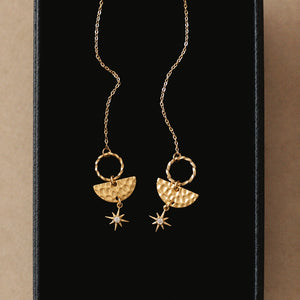 Signature Chain Earrings N°28 in Gold