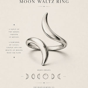 Moon Waltz Ring In Silver Limited Gift