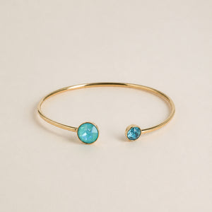 Tropical Waters Swarovski Open Bangle