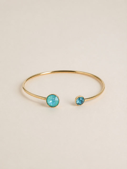Tropical Waters Swarovski Open Bangle