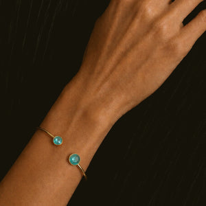 Tropical Waters Swarovski Open Bangle