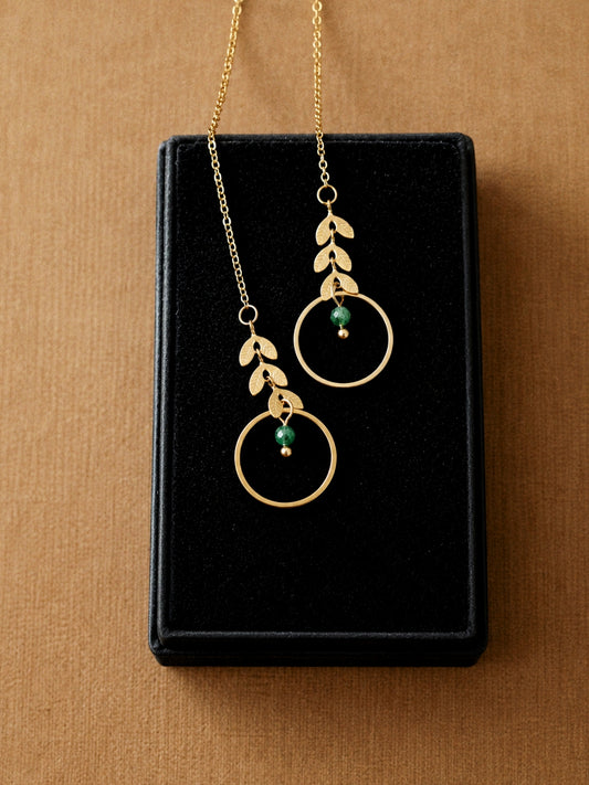 Andrea Atlas Signature Chain Earrings N°30 in Gold