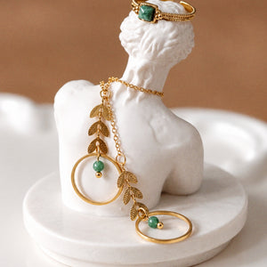 Andrea Atlas Signature Chain Earrings N°30 in Gold